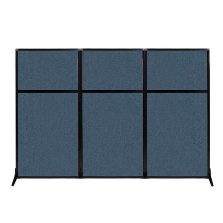 Versare Work Station Screen 99" x 70" Caribbean Fabric 1812449
